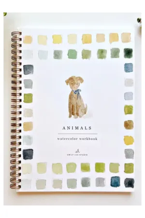 Animals Watercolor Workbook