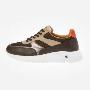 ARI platform sneaker - chocolate
