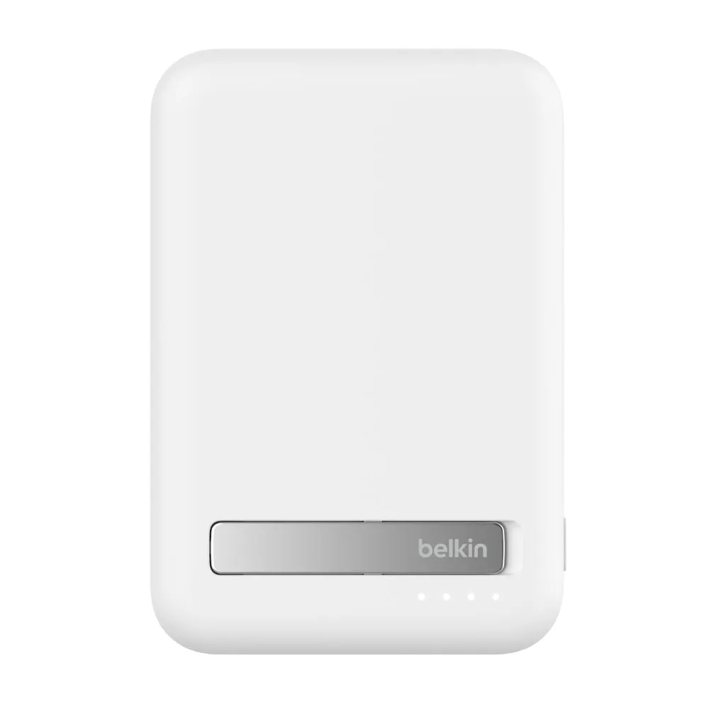 BELKIN Powerbank Qi2 Wireless 10K Kick Stand White