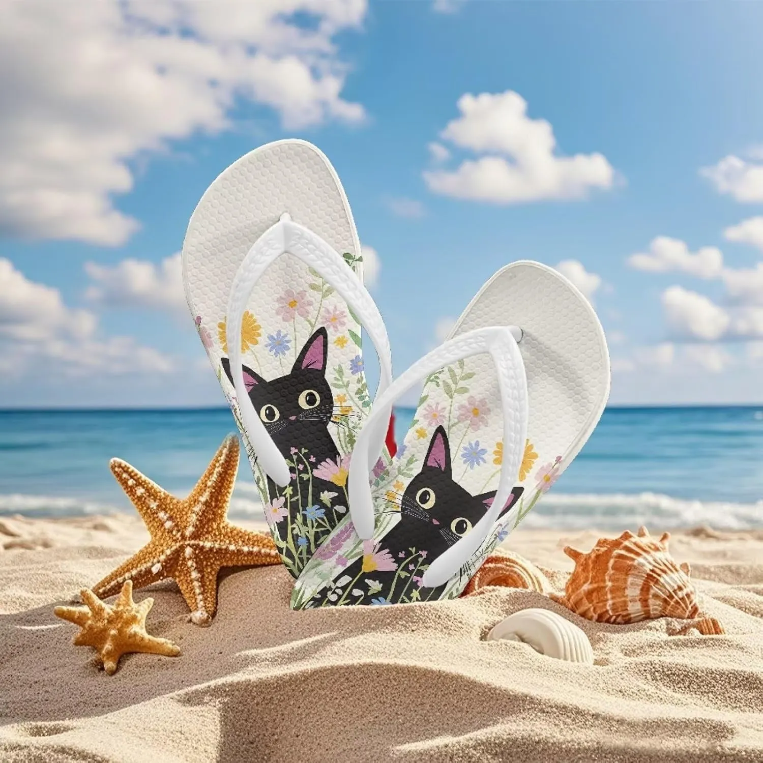 Doojoayie Boys Flip Flops Summer Water Sandals Non Slip Kids Sandals Cute Animals