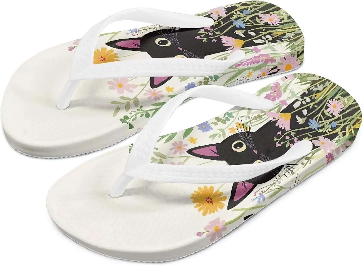Doojoayie Boys Flip Flops Summer Water Sandals Non Slip Kids Sandals Cute Animals