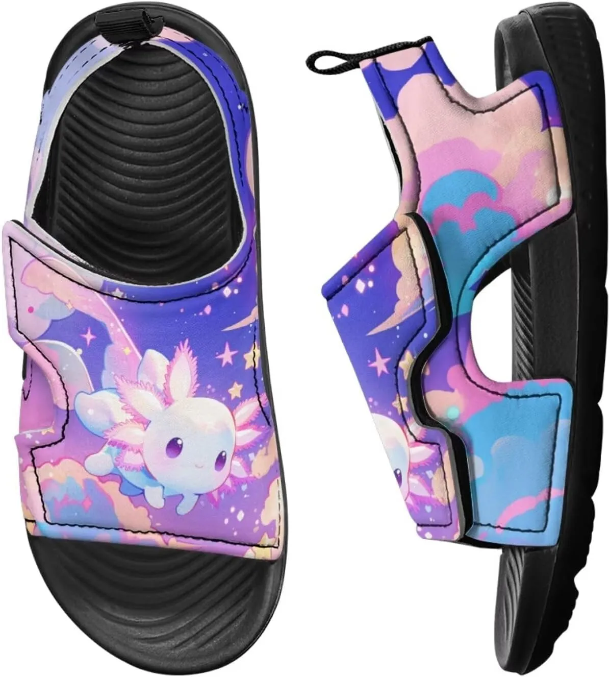 Forchrinse Girls Sport Sandals Comfort Open Toe Hiking Sandals Outdoor Beach Water Shoes for Toddler/Little Kid/Big Kid