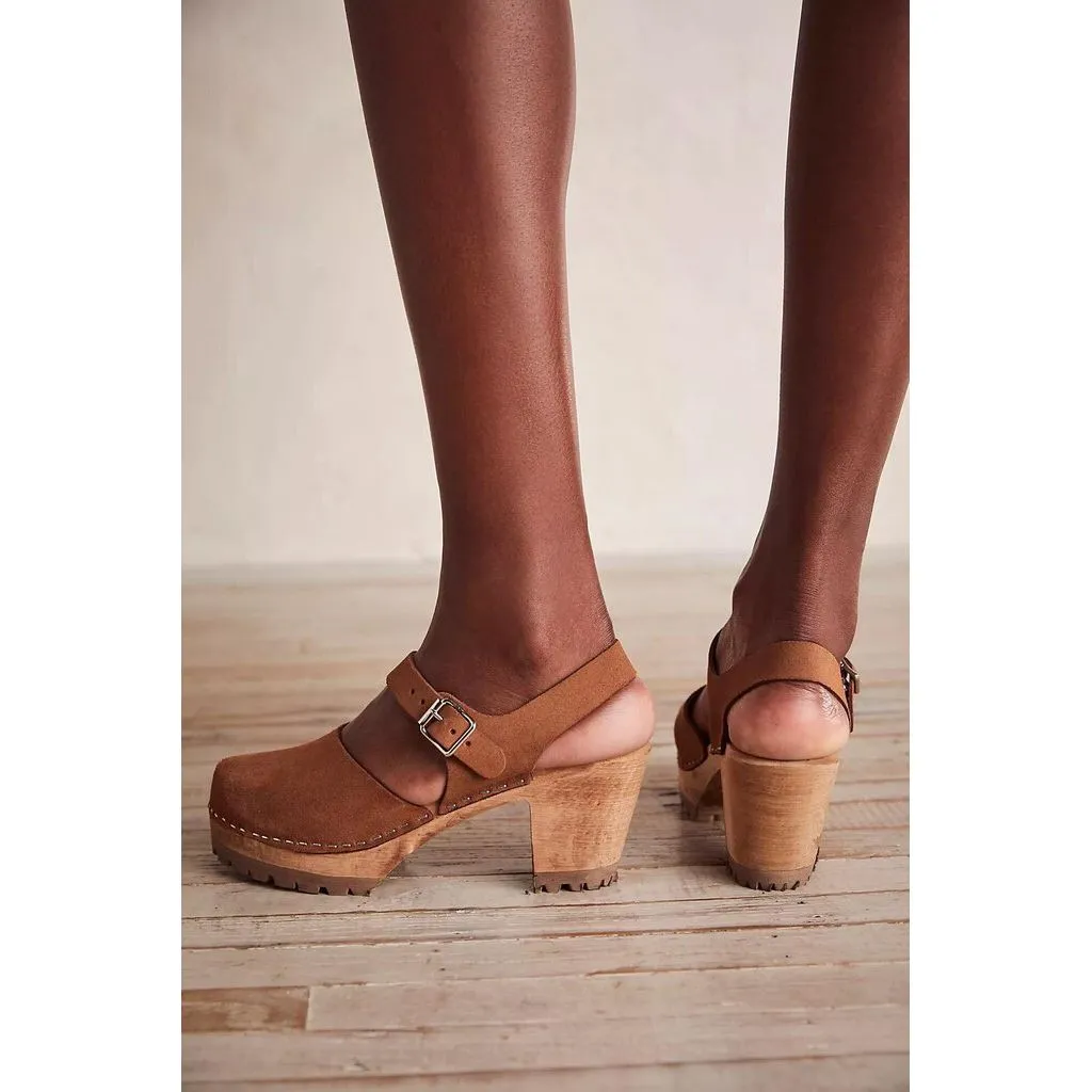 MIA Abba Suede Clogs - Size 37
