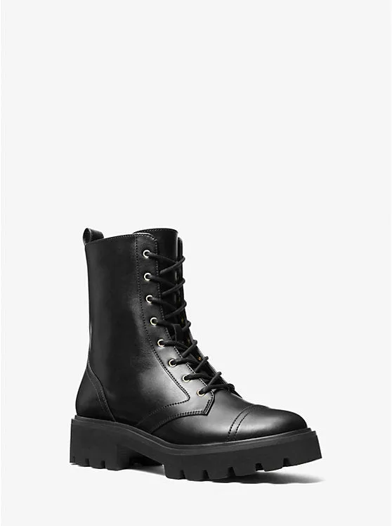 Michael Kors Weiss Combat Boot, Size: 7  