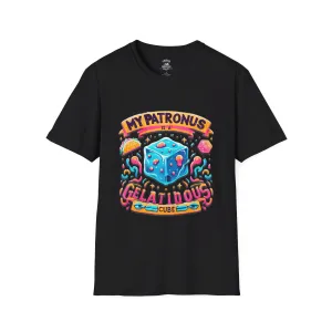 My Patronus is a Gelatinous Cube Shirt - Funny RPG Tee for Fantasy Gamers and Wizards