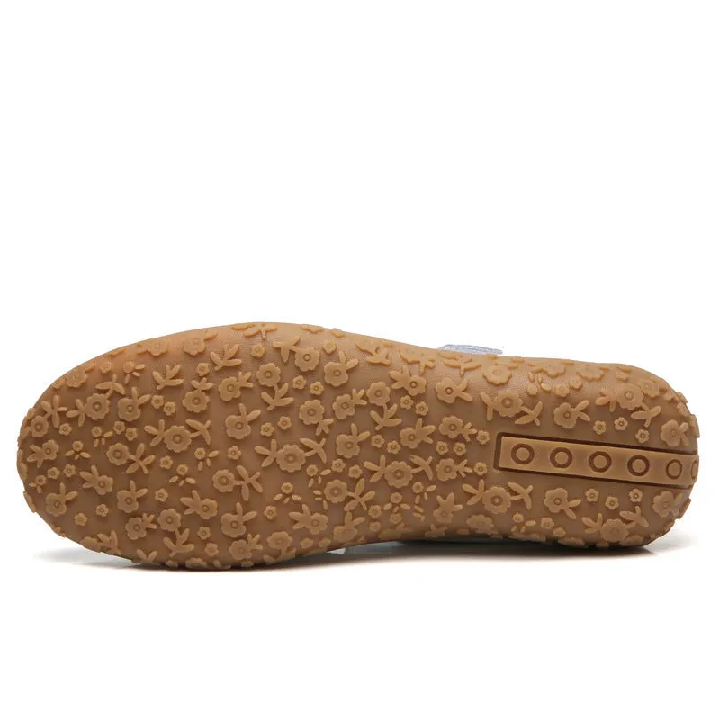Nanccy Comfortable Soft Sole Velcro Casual Shoes