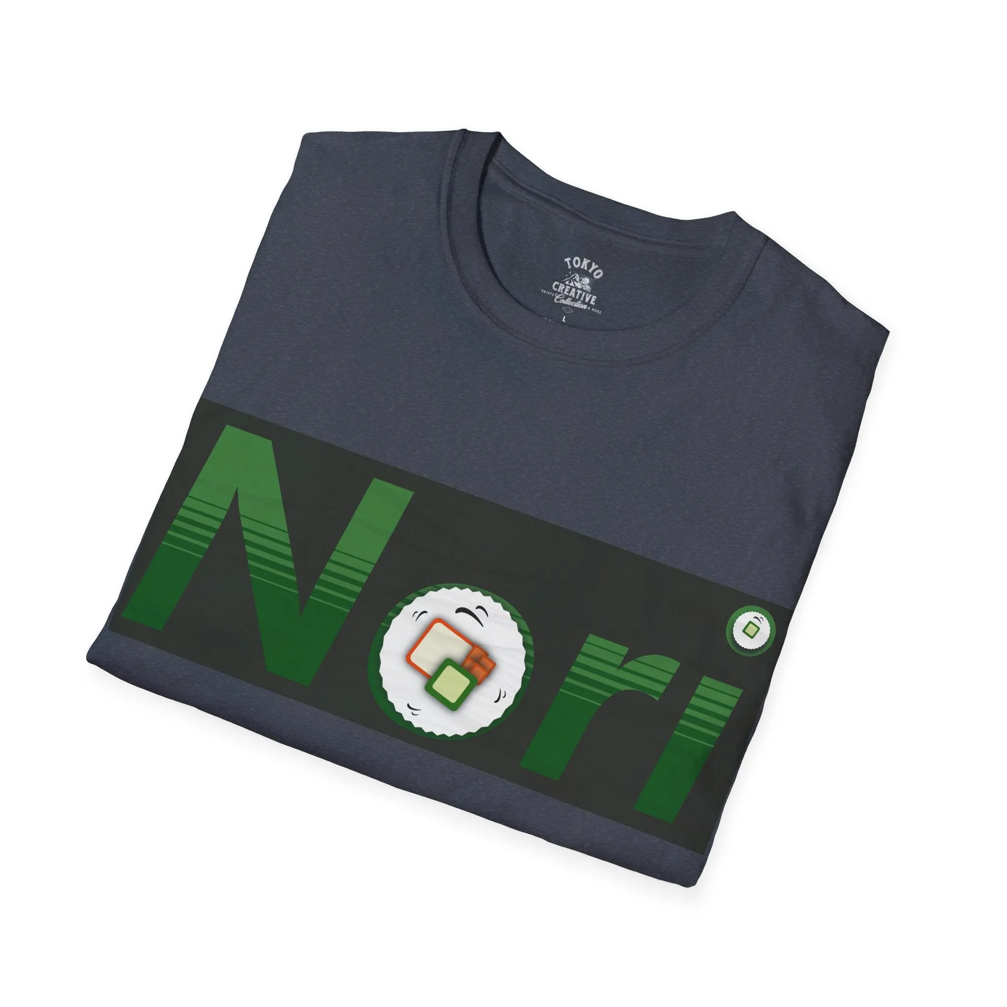 Nori Sushi Tee - Unique California Roll "O" Design Shirt for Sushi Lovers