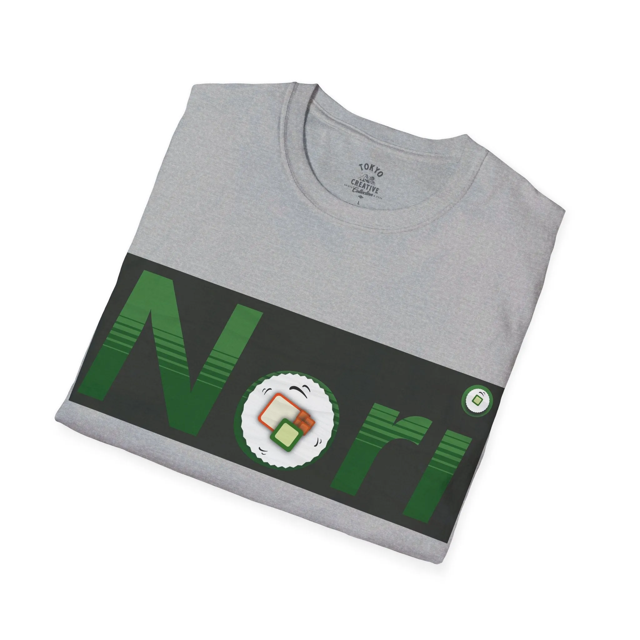 Nori Sushi Tee - Unique California Roll "O" Design Shirt for Sushi Lovers