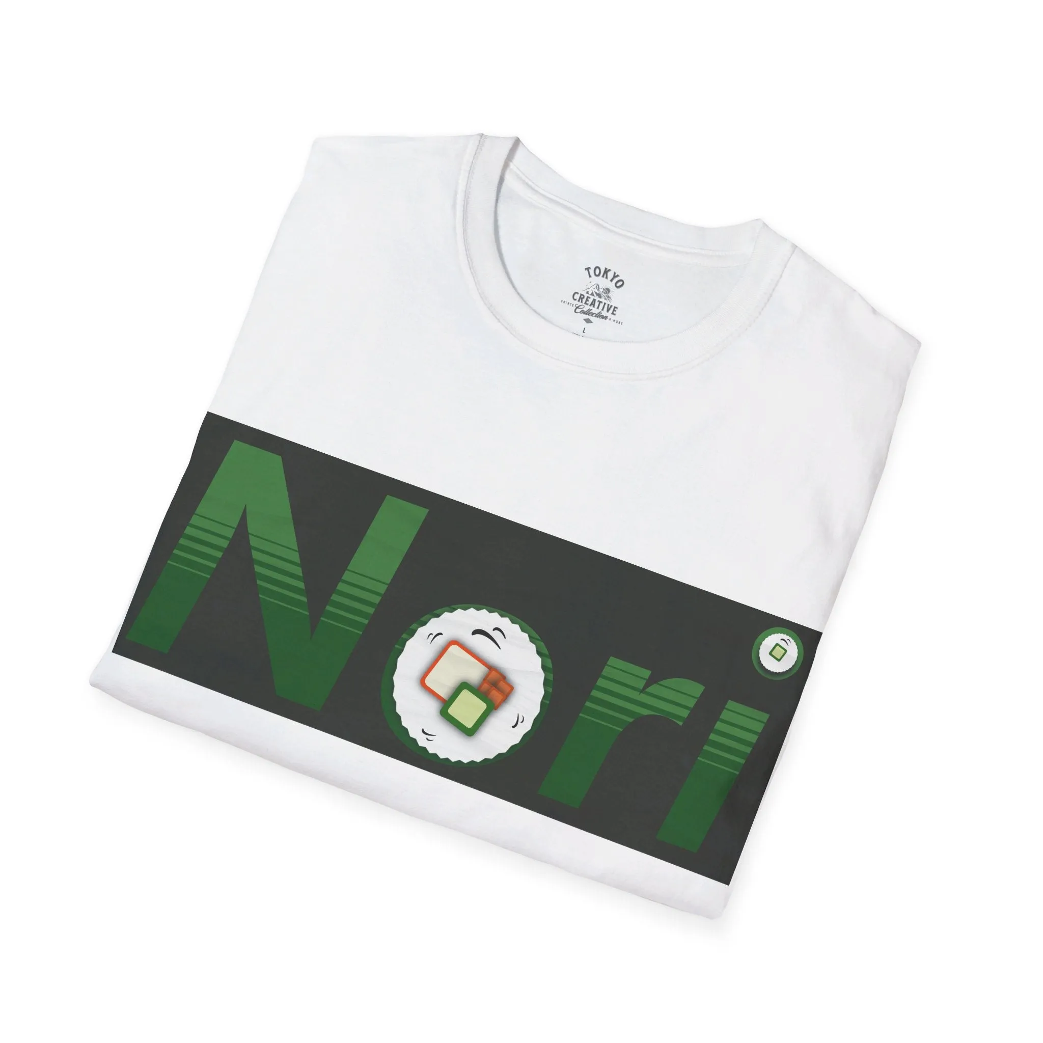 Nori Sushi Tee - Unique California Roll "O" Design Shirt for Sushi Lovers
