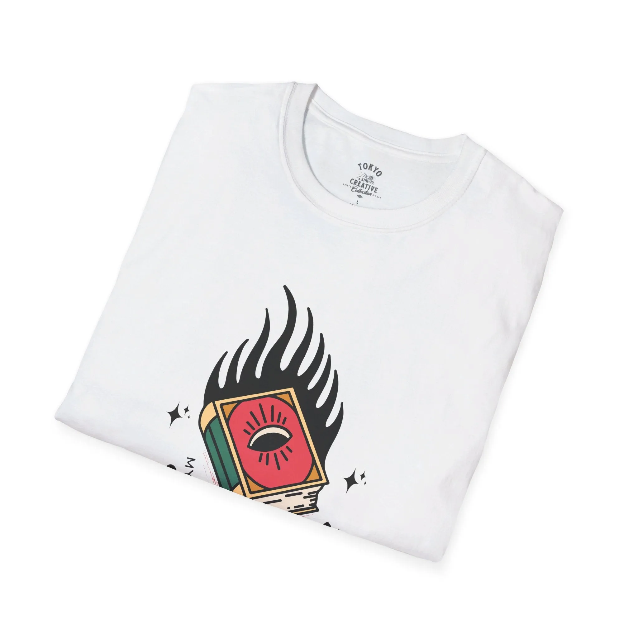 Spellbook Scholars - 'My Book Club Reads Spell Books' Subtle Fantasy Tee