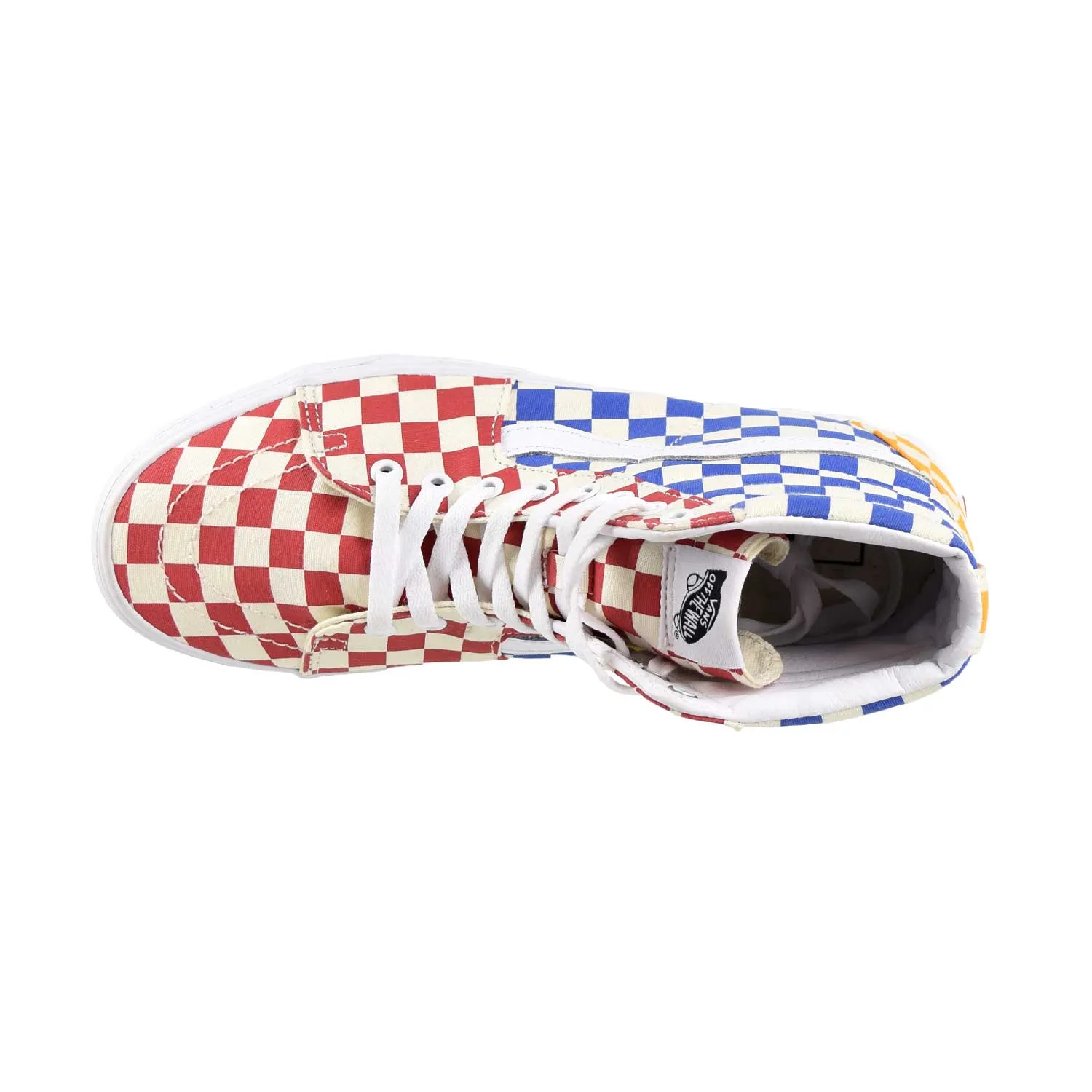 Vans SK8-Hi Mens Shoes Vanilla Checkerboard/Multi/True vn0a38ge-vlv