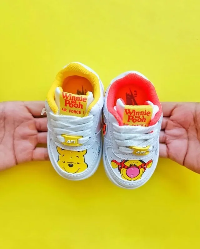Winnie Pooh Themed Toddler Sneakers