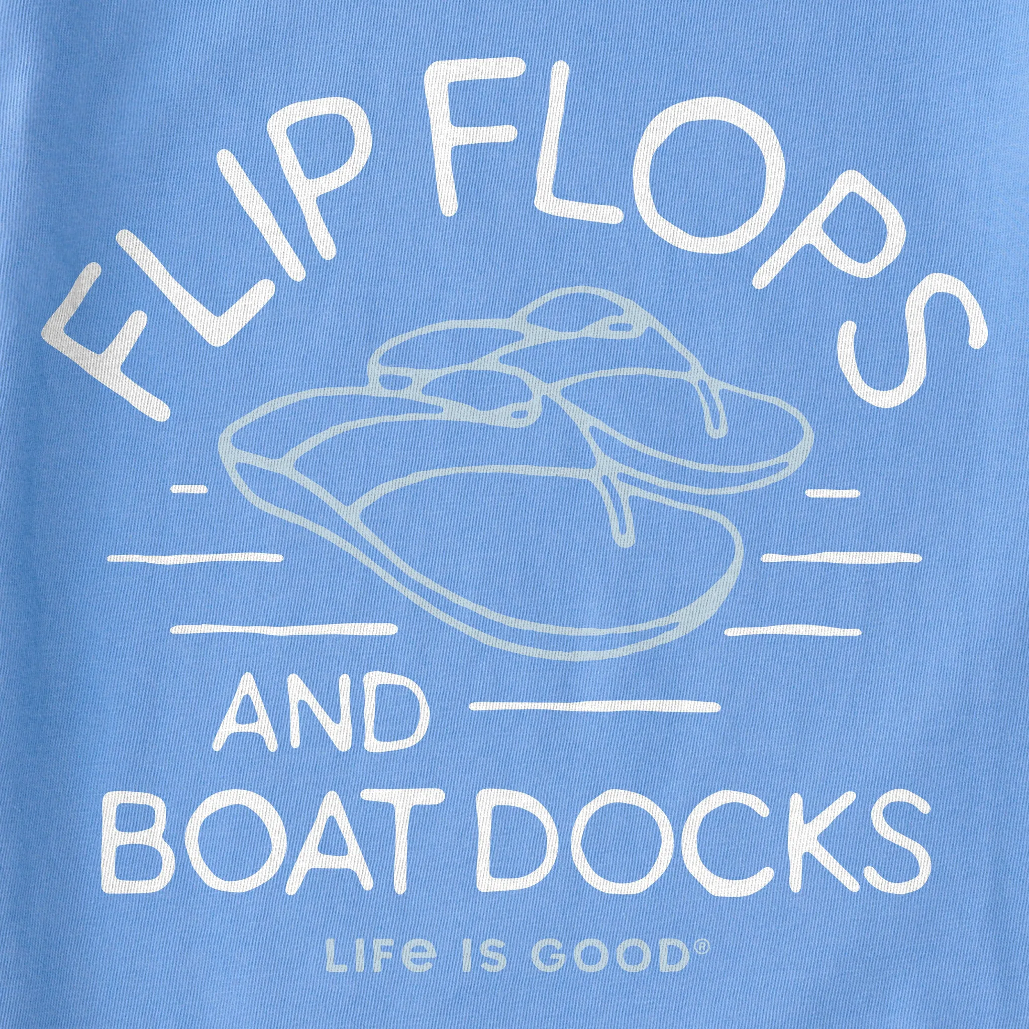 Women's Flip Flops & Boat Docks Short Sleeve Tee