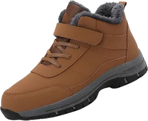 Work Boots for Men Waterproof Hiking Sneakers Shoes with Hook Loop Womens Working Shoes Insulated Waterproof Outdoor Shoes Lightweight Hike Grounded Footwear